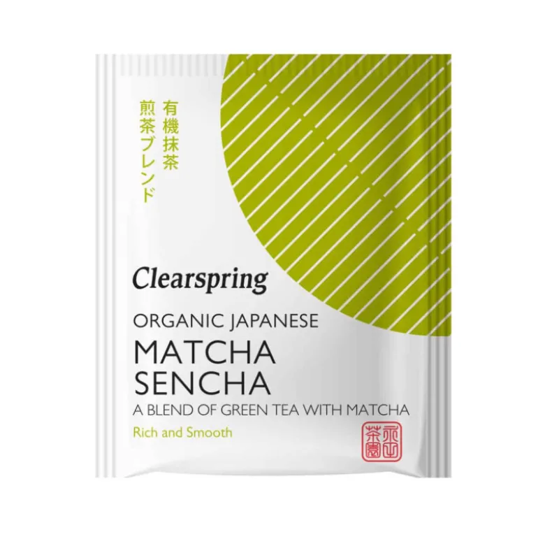 Clearspring Økologisk Grøn Te med Matcha 20 breve